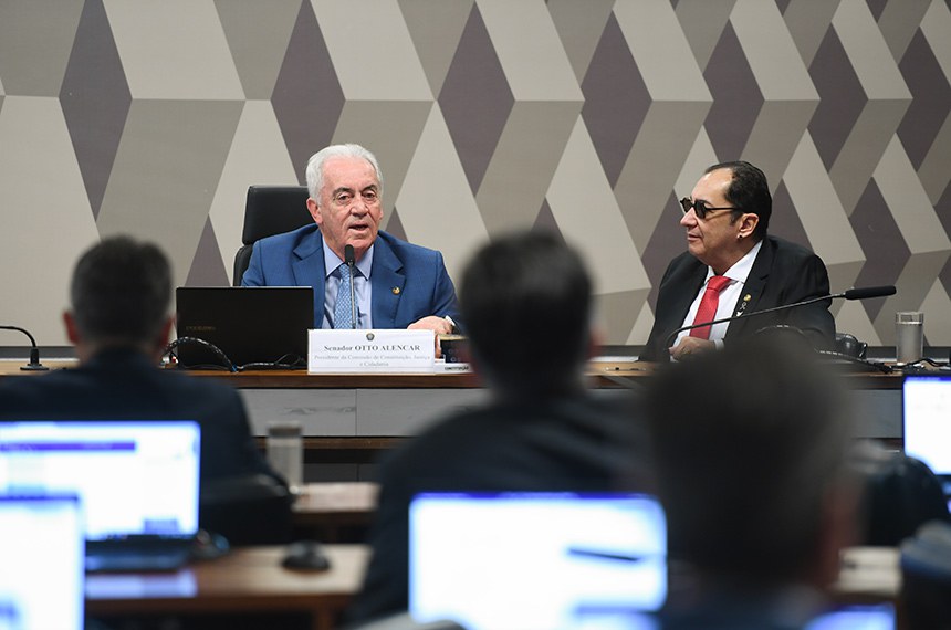 Mesa: 
presidente da CCJ, senador Otto Alencar (PSD-BA); 
senador Jorge Kajuru (PSB-GO).