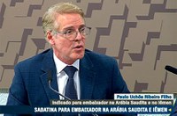 CRE aprova Paulo Uchôa Ribeiro Filho para embaixada na Arábia Saudita
