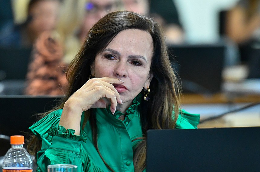 Em destaque, à bancada, senadora Professora Dorinha Seabra (União-TO).
