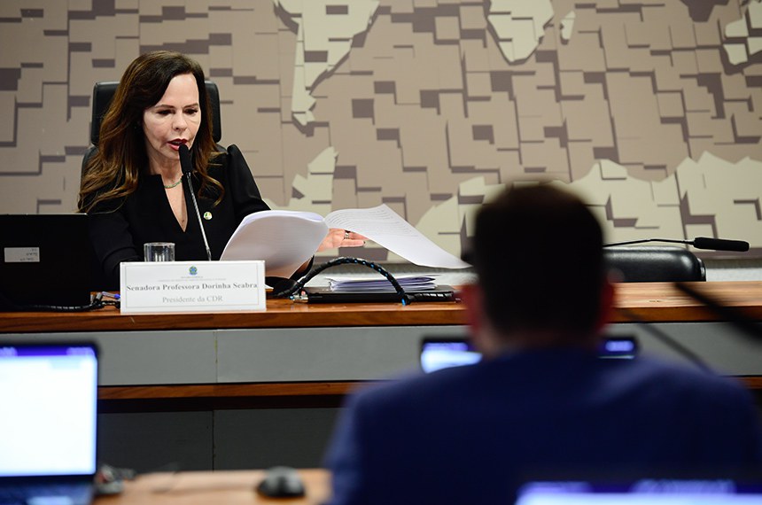 Em pronunciamento, presidente da CDR, senadora Professora Dorinha Seabra (União-TO).