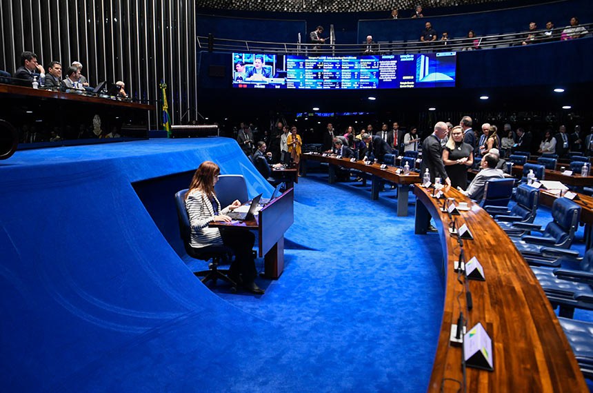 Mesa: 
senador Sergio Moro (União-PR);
secretário-geral da Mesa do Senado Federal, Danilo Augusto Barboza de Aguiar.