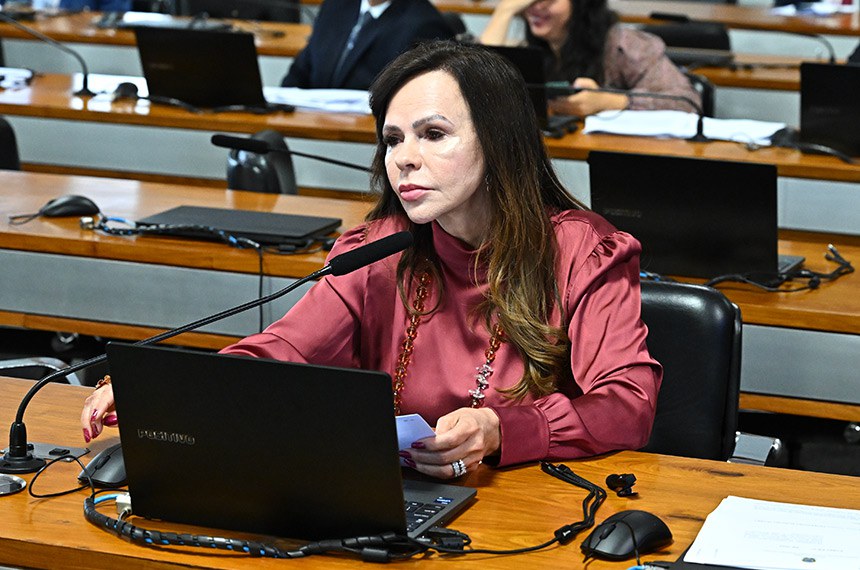 Senadora Professora Dorinha Seabra (União-TO) à bancada.