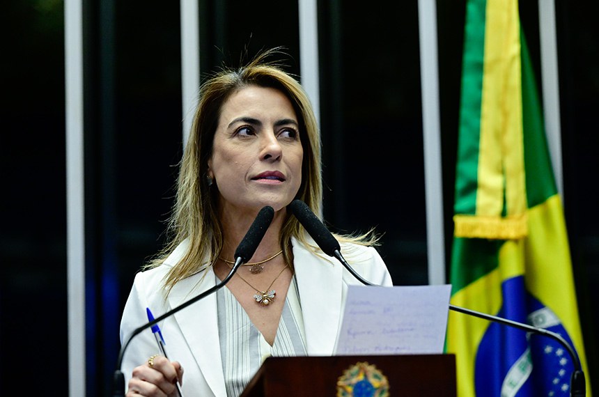 Em discurso, à tribuna, senadora Soraya Thronicke (Podemos-MS).