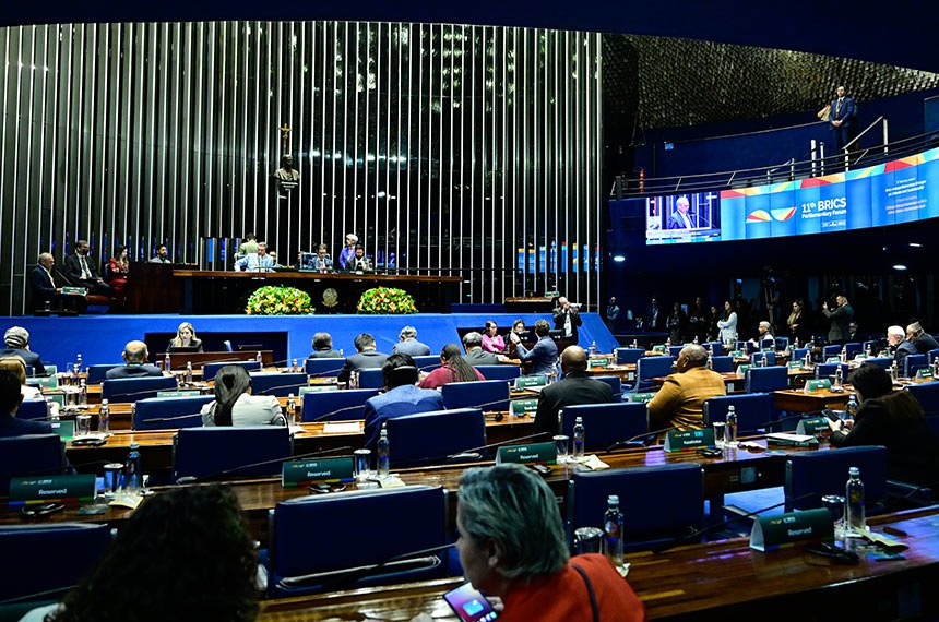 Mesa: 
coordenador parlamentar do Brics na Câmara dos Deputados, deputado Fausto Pinato (PP-SP);
presidente da Câmara dos Deputados, deputado Hugo Motta (Republicanos-PB);
secretário-geral da Mesa da Câmara dos Deputados, Lucas Ribeiro Almeida Júnior.