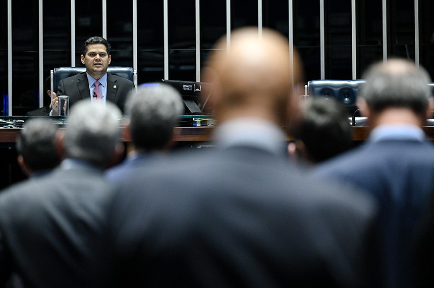 Mesa: 
presidente do Senado Federal, senador Davi Alcolumbre (União-AP); 
secretário-geral da Mesa do Senado Federal, Danilo Augusto Barboza de Aguiar.