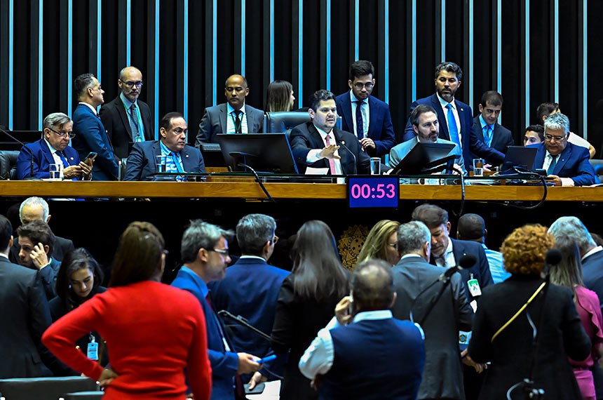 Mesa: 
senador Izalci Lucas (PL-DF); 
deputado Reinhold Stephanes (PSD-PR); 
presidente do Senado Federal, senador Davi Alcolumbre (União-AP); 
secretário-geral da Mesa do Senado Federal, Danilo Augusto Barboza de Aguiar; 
senador Eduardo Girão (Novo-CE).