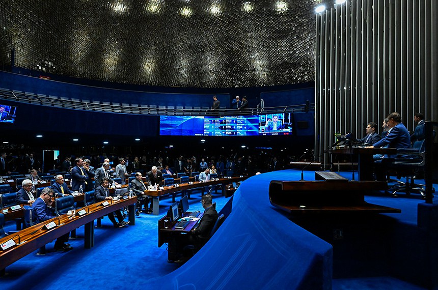 Mesa: 
senador Fernando Farias (MDB-AL); 
presidente do Senado Federal, senador Davi Alcolumbre (União-AP); 
secretário-geral da Mesa do Senado Federal, Danilo Augusto Barboza de Aguiar; 
senador Nelsinho Trad (PSD-MS). 