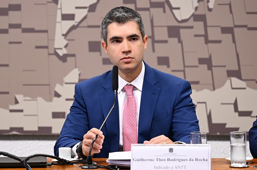 Mesa: 
indicado para exercer o cargo de diretor-geral da Agência Nacional de Transportes Terrestres (ANTT), Guilherme Theo Rodrigues da Rocha Sampaio (MSF 53/2025), em pronunciamento.