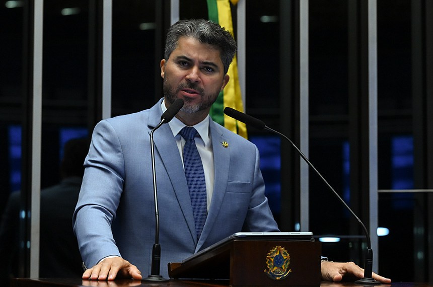 À tribuna, senador Marcos Rogério (PL-RO) - em discurso.