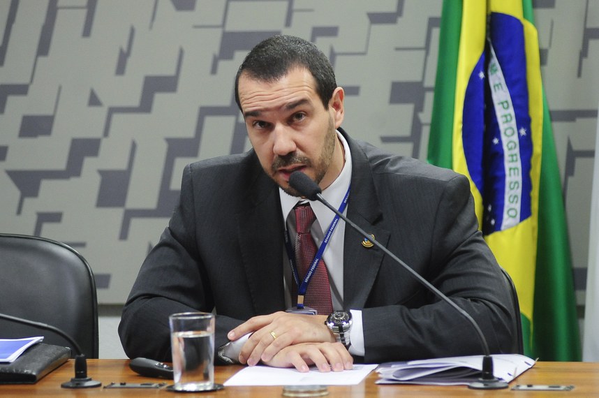 Em pronunciamento, o consultor de Orçamento do Senado Federal, Flávio Diogo Luz.