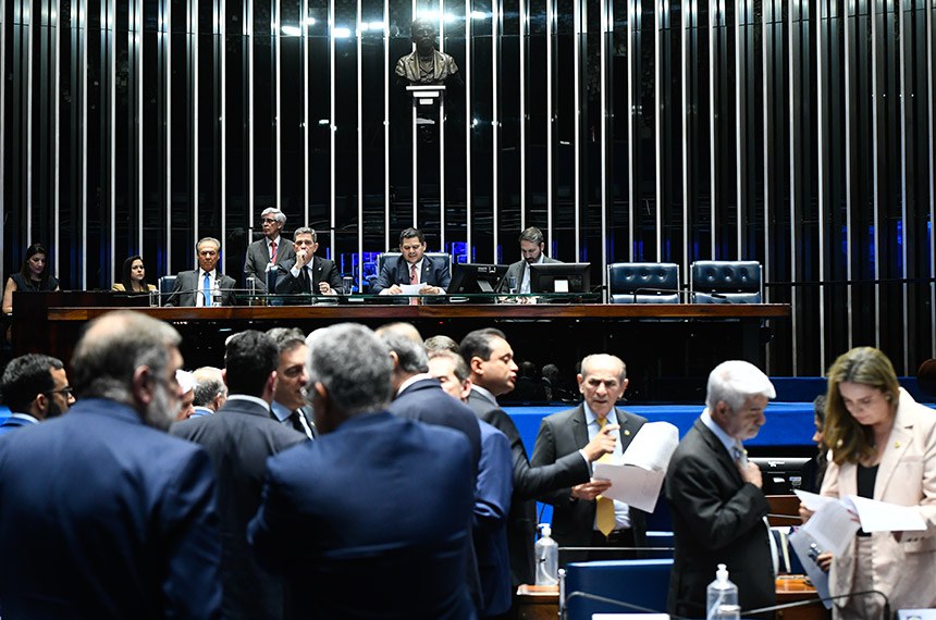 Mesa: 
senador Pedro Chaves (MDB-GO); 
senador Rogério Carvalho (PT-SE);
presidente do Senado Federal, senador Davi Alcolumbre (União-AP); 
secretário-geral da Mesa do Senado Federal, Danilo Augusto Barboza de Aguiar.