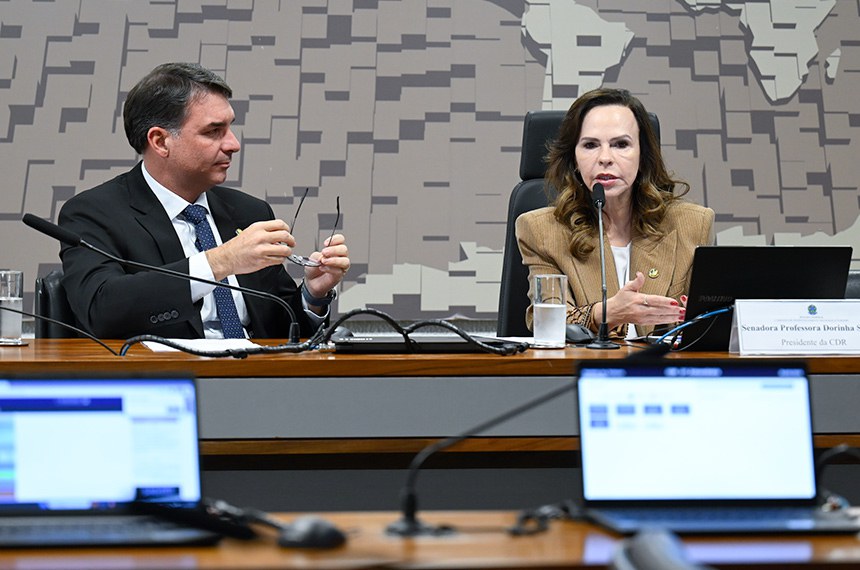 Mesa: 
presidente eventual da CDR, senador Flávio Bolsonaro (PL-RJ);
relatora das emendas da CDR à LDO, senadora Professora Dorinha Seabra (União-TO) - em pronunciamento.