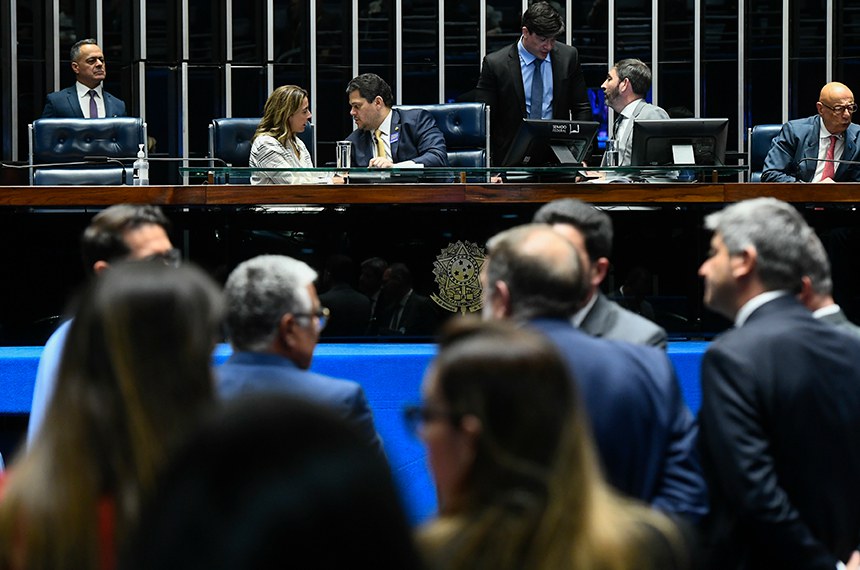 Mesa: 
senadora Soraya Thronicke (Podemos-MS);
presidente do Senado Federal, senador Davi Alcolumbre (União-AP); 
secretário-geral da Mesa do Senado Federal, Danilo Augusto Barboza de Aguiar;
senador Esperidião Amin (PP-SC).