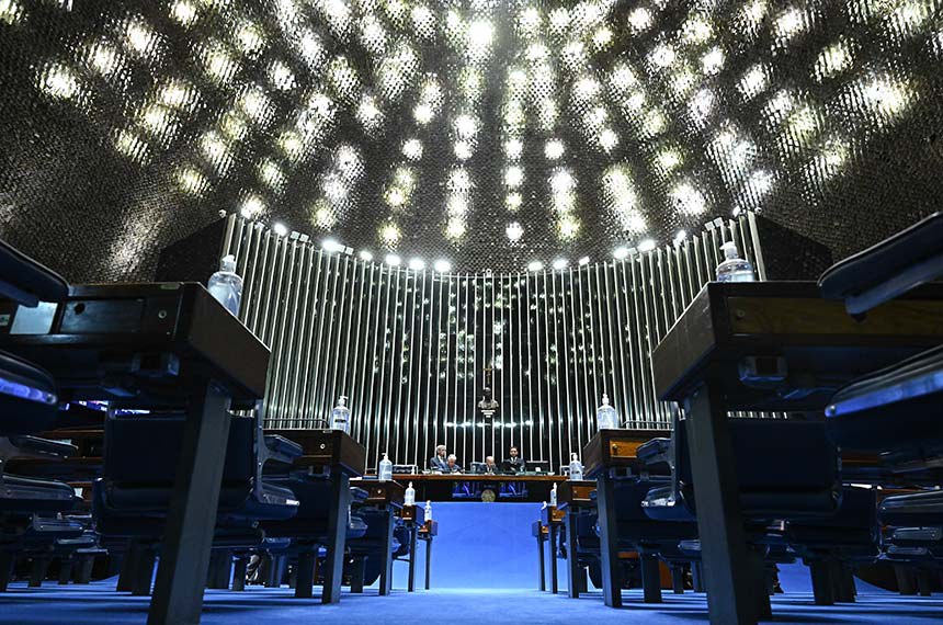 Mesa: 
senador Eduardo Girão (Novo-CE); 
1º suplente da Mesa do Senado Federal, senador Chico Rodrigues (PSB-RR).