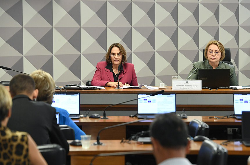 Mesa: 
relatora do PL 4.476/2021 e do PL 2.847/2022, senadora Damares Alves (Republicanos-DF);
presidente eventual da CDH, senadora Jussara Lima (PSD-PI).