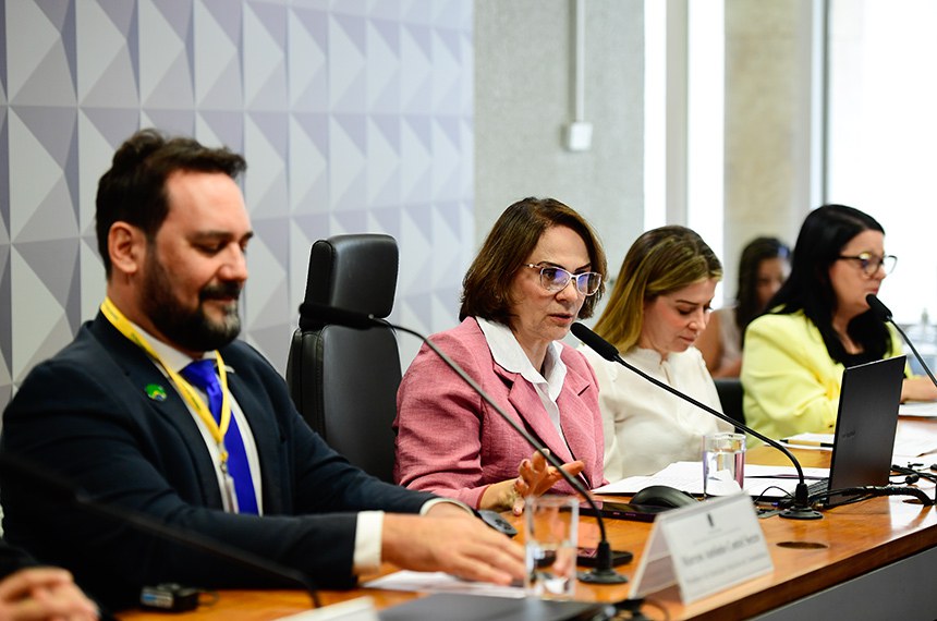 Mesa:
presidente da Associação Brasileira de Criminalística, Marcos Antônio Contel Secco; 
presidente da CDH, senadora Damares Alves(Republicanos-DF); 
doutora em Sociologia - chefe da Assessoria de Segurança Cidadã e Assessora Especial na Subsecretaria de Integração de Políticas Públicas de Segurança da Secretaria de Segurança Pública do Distrito Federal, major QOPM Daniele de Sousa Alcântara; 
coordenadora-geral de Relações Estudantis e Serviços Digitais do Ministério da Educação (MEC), Lucia Campos Pellanda.