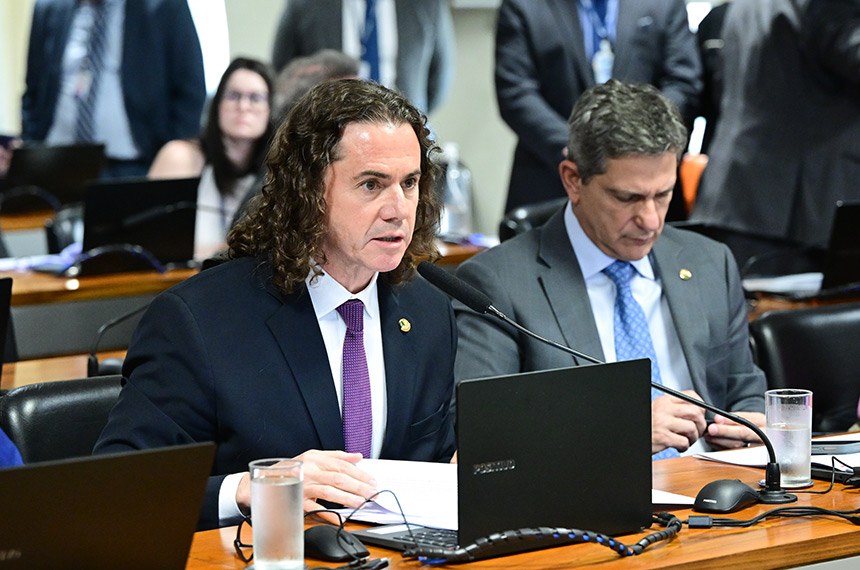 Bancada: 
relator do PLP 168/2025, senador Veneziano Vital do Rêgo (MDB-PB) - em pronunciamento; 
senador Rogério Carvalho (PT-SE). 