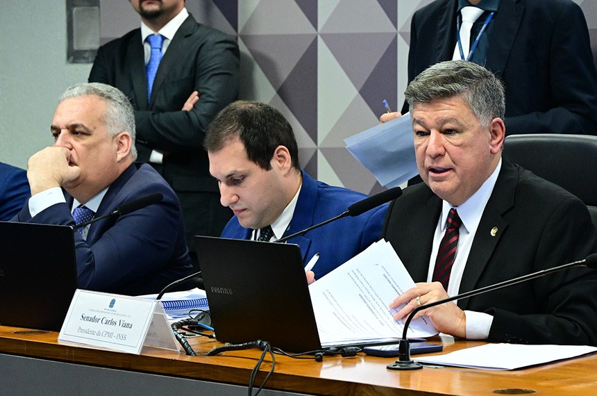 Mesa: 
relator da CPMI - INSS, deputado Alfredo Gaspar (União-AL); 
coordenador de Comissões Especiais, Temporárias e Parlamentares de Inquérito (Coceti), Leandro Augusto de Araújo Cunha Bueno;
presidente da CPMI - INSS, senador Carlos Viana (Podemos-MG).