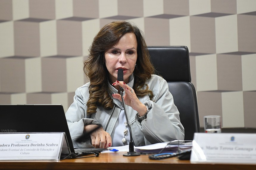 Mesa: 
presidente eventual da CE, senadora Professora Dorinha Seabra (União-TO) - em pronunciamento.