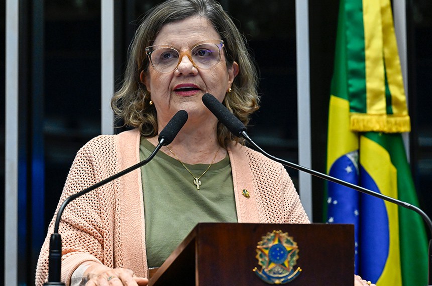 Em discurso, à tribuna, senadora Teresa Leitão (PT-PE).