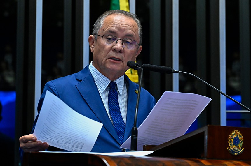 Em discurso, à tribuna, senador Zequinha Marinho (Podemos-PA). 