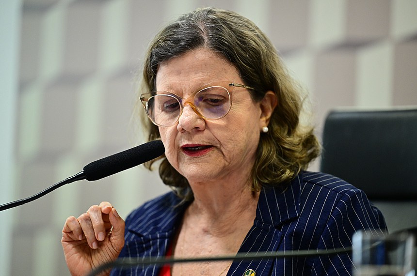 Mesa: 
presidente da CE, senadora Teresa Leitão (PT-PE).