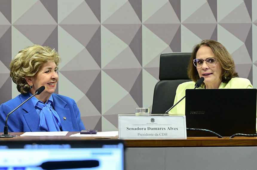 Mesa: 
relatora do PL 577/2024 e PL 979/2025, senadora Ivete da Silveira (MDB-SC); 
presidente da CDH, senadora Damares Alves (Republicanos-DF).