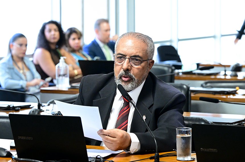 Bancada: 
relator do PL 880/2021 e PL 5.760/2023, senador Paulo Paim (PT-RS) - em pronunciamento.