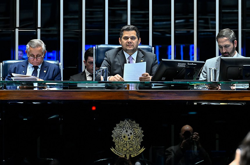 Mesa: 
senador Izalci Lucas (PL-DF);
presidente do Senado Federal, senador Davi Alcolumbre (União-AP); 
secretário-geral da Mesa do Senado Federal, Danilo Augusto Barboza de Aguiar.