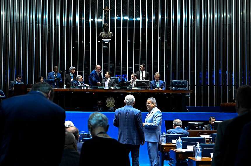 Mesa: 
senador Izalci Lucas (PL-DF); 
senador Fernando Dueire (MDB-PE); 
presidente do Senado Federal, senador Davi Alcolumbre (União-AP); 
secretário-geral da Mesa do Senado Federal, Danilo Augusto Barboza de Aguiar; 
4º secretário da Mesa do Senado Federal, senador Laércio Oliveira (PP-SE). 