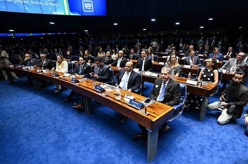 A sessão solene foi realizada no Plenário do Senado - Foto: Edilson Rodrigues/Agência Senado