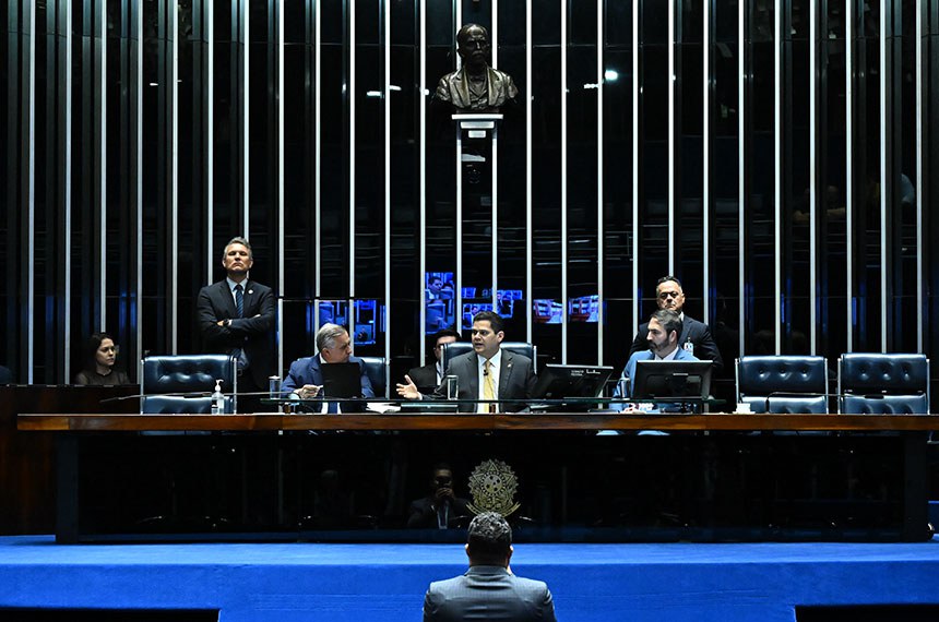 Mesa: 
senador Izalci Lucas (PL-DF);
presidente do Senado Federal, senador Davi Alcolumbre (União-AP); 
secretário-geral da Mesa do Senado Federal, Danilo Augusto Barboza de Aguiar.