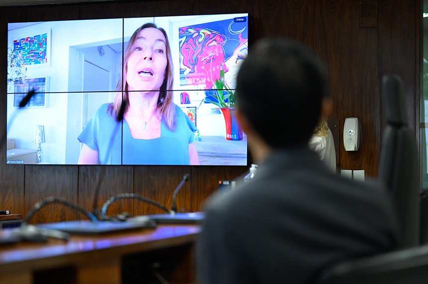 No painel, presidente eventual da CDH, senadora Mara Gabrilli (PSD-SP), conduz audiência via videoconferência.
 
À mesa, médico otorrinolaringologista - representante da Associação Brasileira de Otorrinolaringologia e Cirurgia Cérvico-Facial (ABORL-CCF), Marcio Nakanishi.