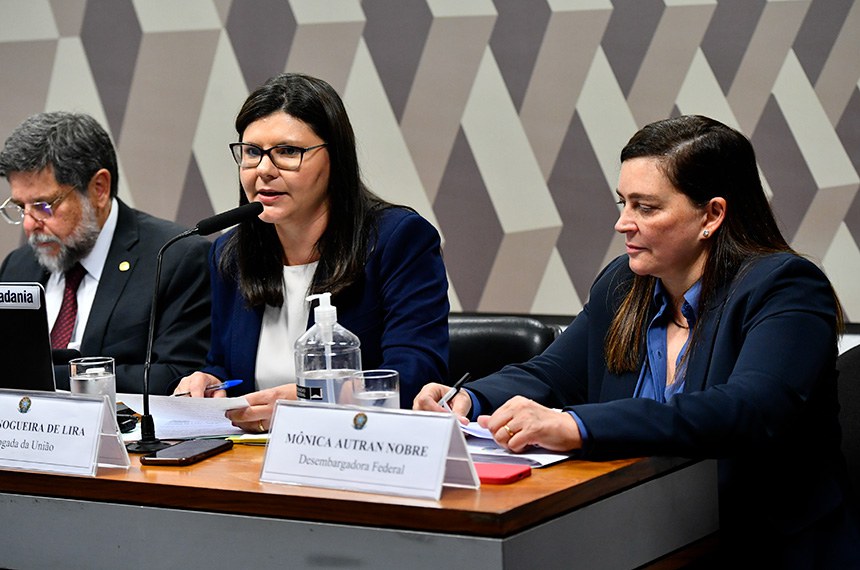 Mesa: 
indicado para compor o Conselho Nacional de Justiça (CNJ), na vaga destinada ao Ministro do Tribunal Superior do Trabalho, Guilherme Augusto Caputo Bastos (OFS 25/2023);
indicada para compor o Conselho Nacional de Justiça (CNJ), Daiane Nogueira de Lira (OFS 17/2023);
indicada para compor o Conselho Nacional de Justiça (CNJ), no biênio 2023/2025, Mônica Autran Machado Nobre (OFS 21/2023), em pronunciamento.