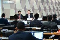 À mesa, presidente da CTCIVIL, senador Rodrigo Pacheco (PSD-MG), conduz audiência.