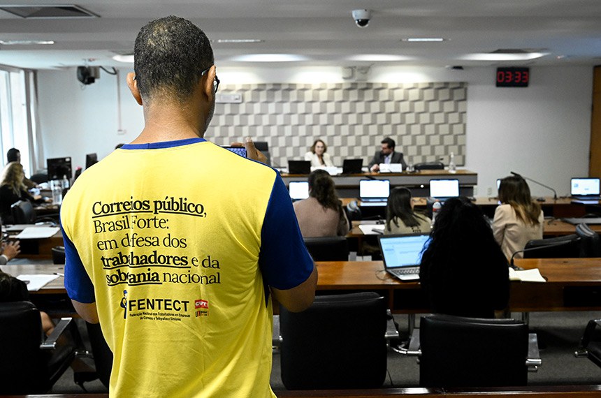 Mesa: 
presidente eventual da CTFC, senadora Damares Alves (Republicanos-DF);
presidente da Associação dos Procuradores dos Correios (Apect), Muriel Carvalho Garcia Leal.