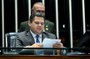 Mesa: 
presidente do Senado Federal, senador Davi Alcolumbre (União-AP).