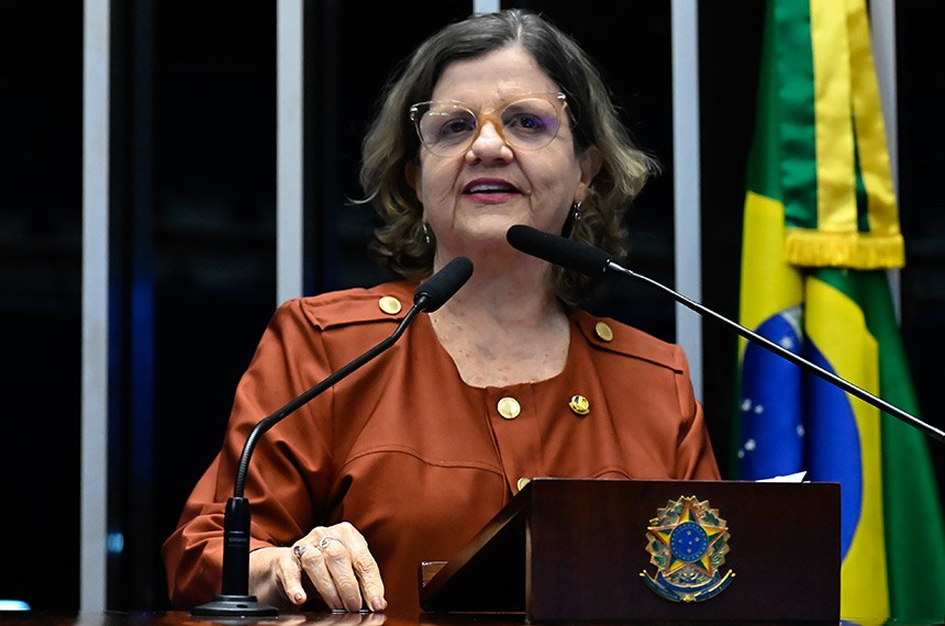 Em discurso, à tribuna, senadora Teresa Leitão (PT-PE).