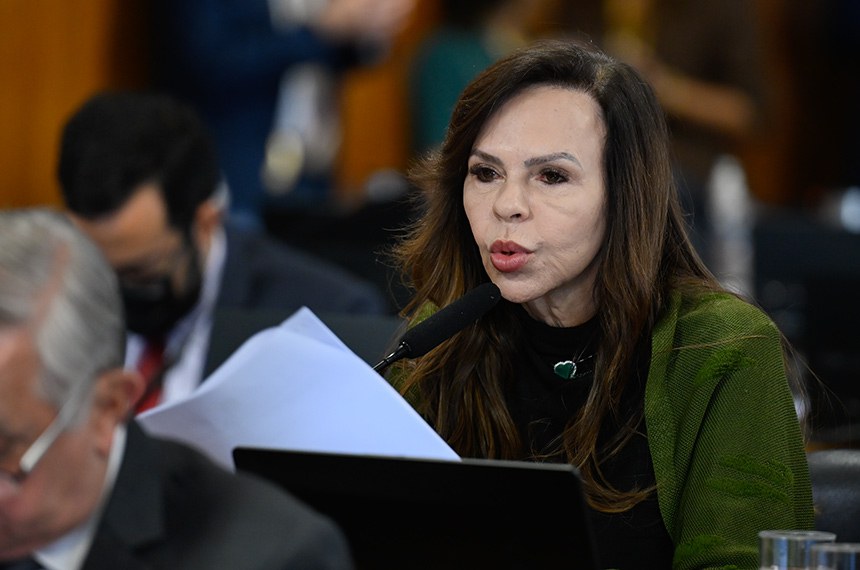 À bancada, em pronunciamento, senadora Professora Dorinha Seabra (União-TO). 