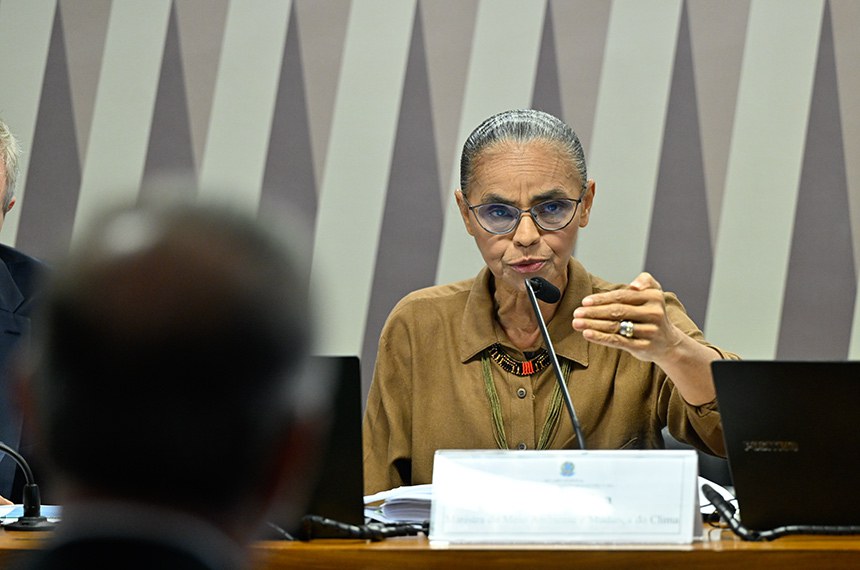 A titular da pasta do Meio Ambiente em audiência pública no Senado, em maio - Foto: Geraldo Magela/Agência Senado