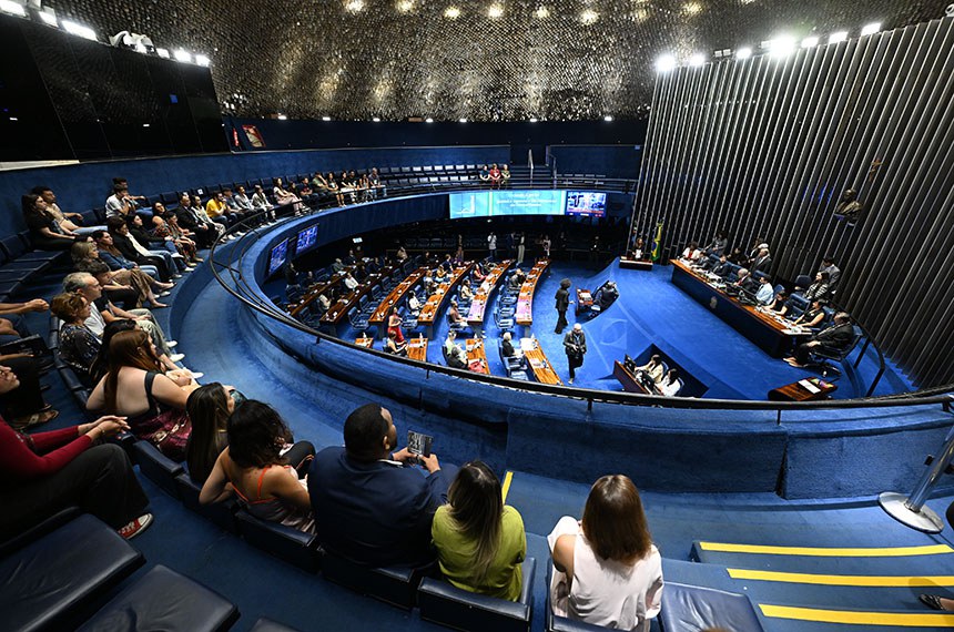 Público acompanhou a sessão especial das galerias do Plenário - Foto: Edilson Rodrigues/Agência Senado