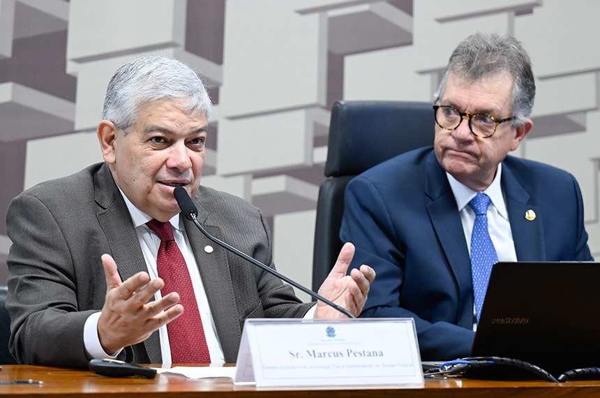 Mesa: 
diretor-executivo da Instituição Fiscal Independente do Senado Federal (IFI), Marcus Pestana, em pronunciamento;
vice-presidente da CAE, senador Laércio Oliveira (PP-SE), conduz audiência.