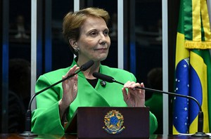 Em discurso, à tribuna, relatora do PL 4.497/2024, senadora Tereza Cristina (PP-MS).