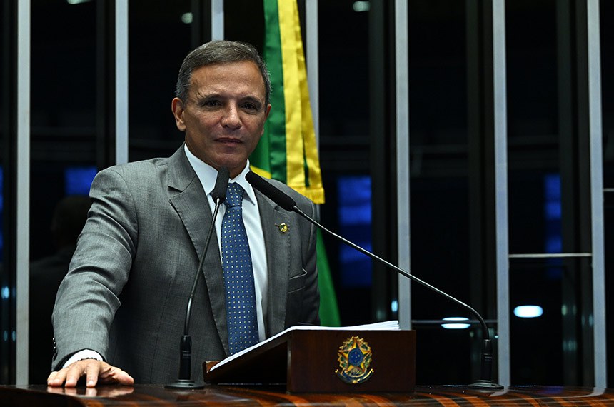 Em discurso, à tribuna, senador Marcio Bittar (PL-AC);.