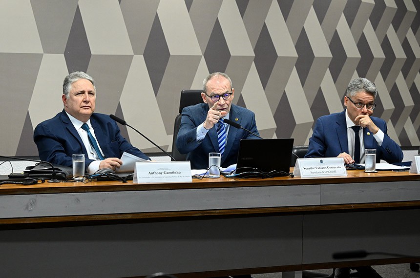 Mesa: 
advogado do depoente, Paulo Roberto de Azevedo Pinto;
ex-governador e ex-secretário de Segurança Pública do Rio de Janeiro, Anthony Garotinho;
presidente da CPICRIME, senador Fabiano Contarato (PT-ES);
relator da CPICRIME, senador Alessandro Vieira (MDB-SE).