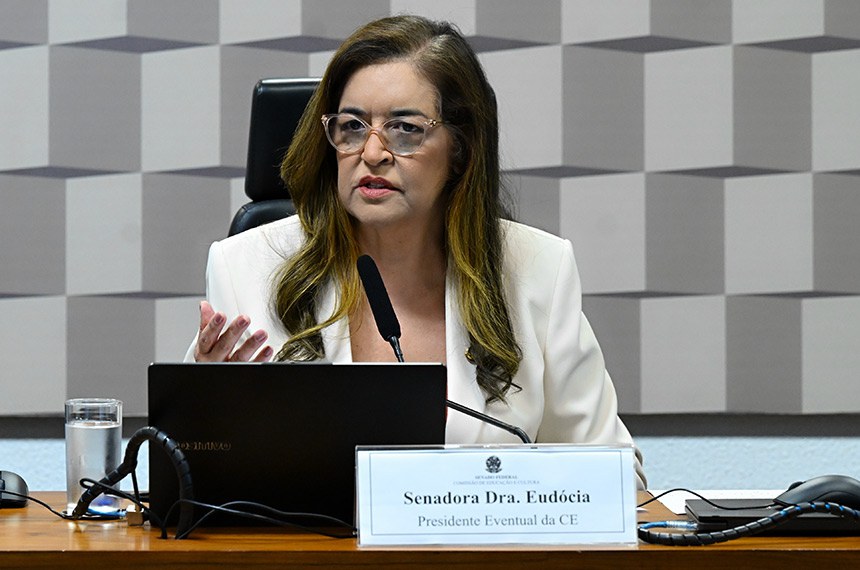 A senadora Dra. Eudócia é a atual relatora do projeto, que está em tramitação na Comissão de Educação e Cultura do Senado (CE) - Foto: Jefferson Rudy/Agência Senado