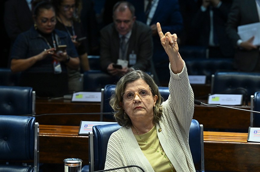À bancada, senadora Teresa Leitão (PT-PE).