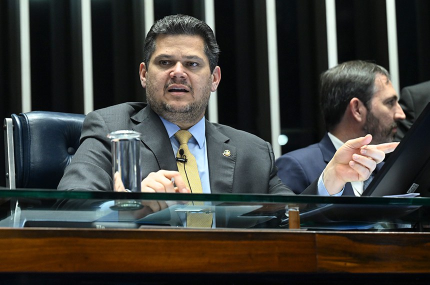 Mesa: 
presidente do Senado Federal, senador Davi Alcolumbre (União-AP); 
secretário-geral da Mesa do Senado Federal, Danilo Augusto Barboza de Aguiar.