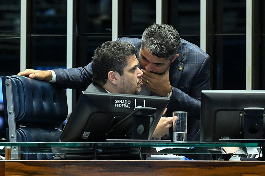Mesa: 
presidente do Senado Federal, senador Davi Alcolumbre (União-AP); 
senador Marcos Rogério (PL-RO).
