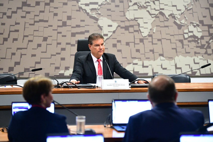 Senador Nelsinho Trad (PSD-MS) é eleito presidente da Comissão de Relações Exteriores e Defesa Nacional (CRE).